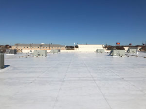 Crunch Fitness roof, Mayfield Roofing, Amarillo, TX
