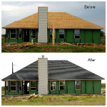 roofing before and after